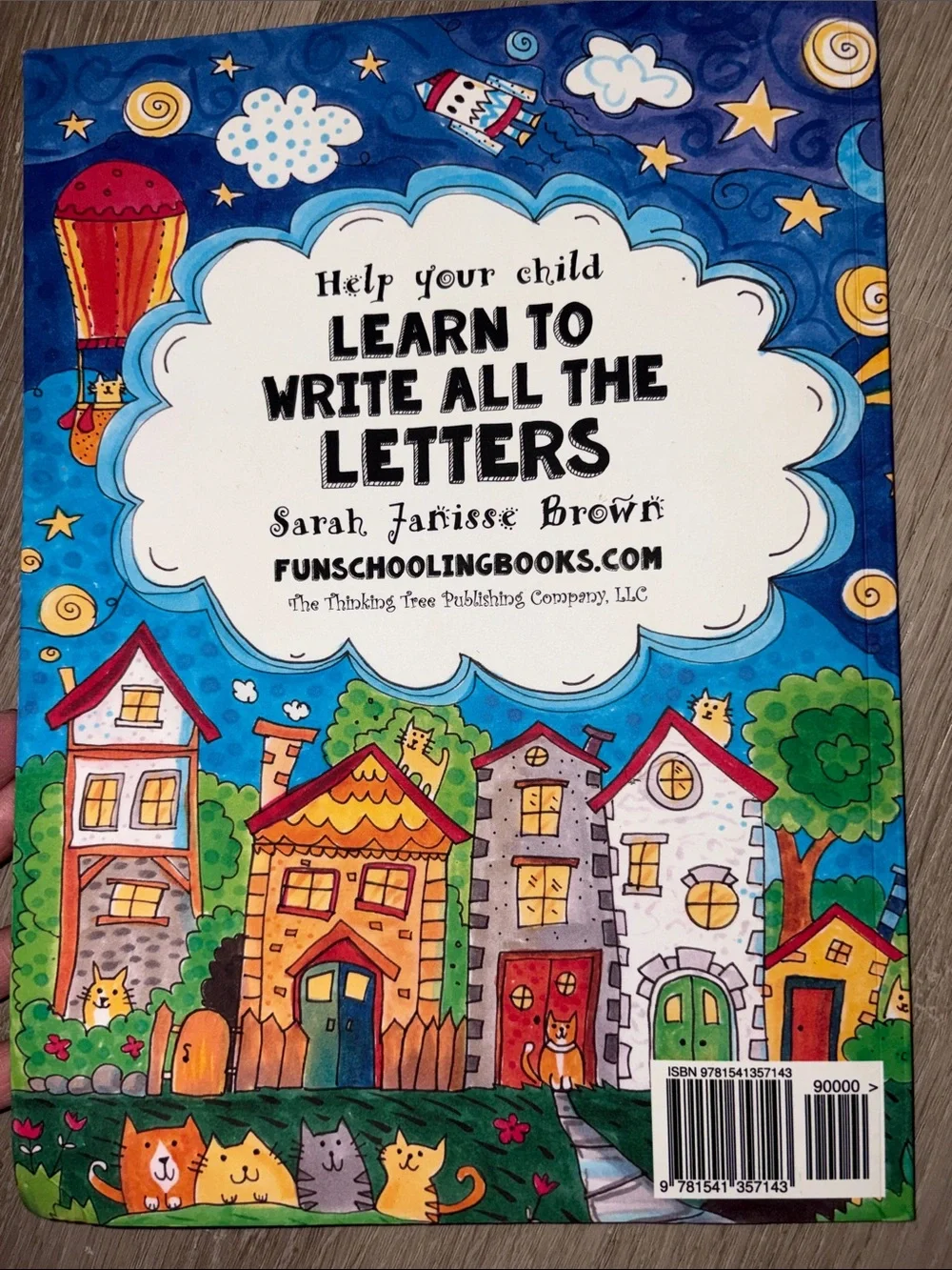 Alphabet Fun-Schooling Journal & Color Your Own Calendar - Blue/Yellow